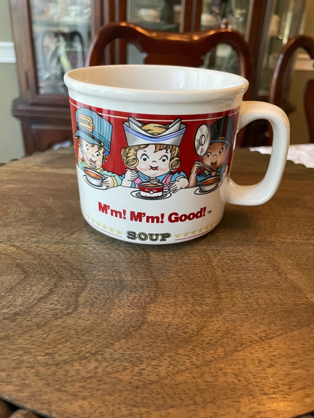 Classic Campbell’s Soup Mug with Retro Campbell Kids Careers Artwork 1993